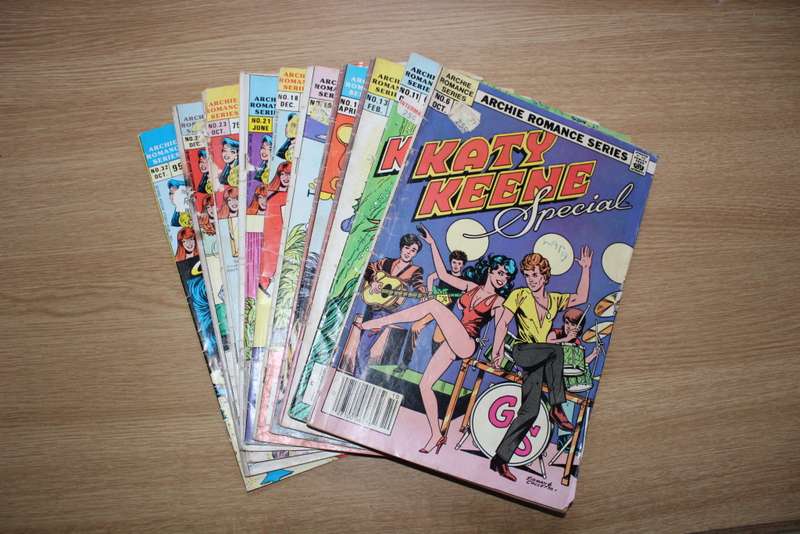 Archie Comics - Romance Series (1984) - Katy Keene x 10 (plus one extra!)