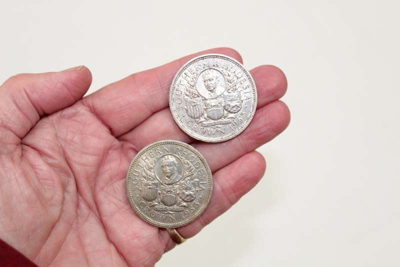 Southern Rhodesian Crowns x 2 - both for R 695!!