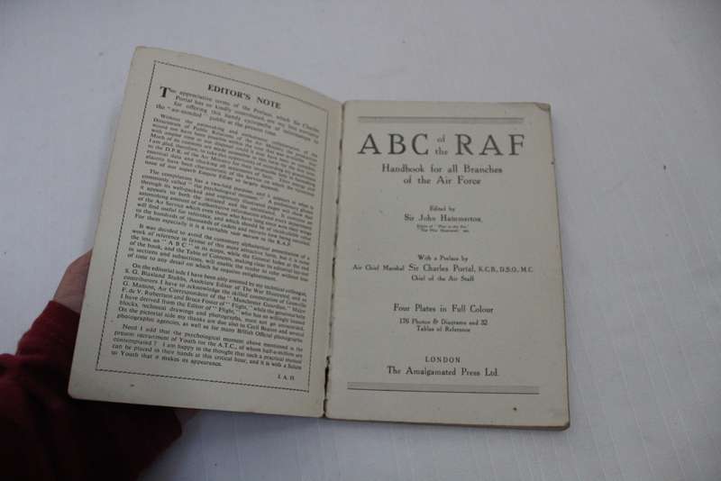 ABC of the Royal Air Force - 1941 book......