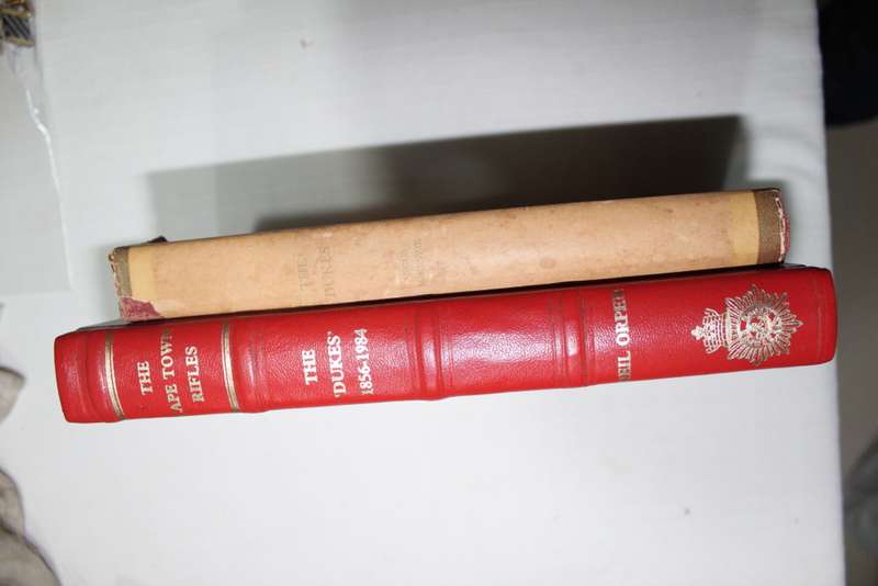 Cape Town Rifles (The Dukes) rare leather bound!....plus bonus book
