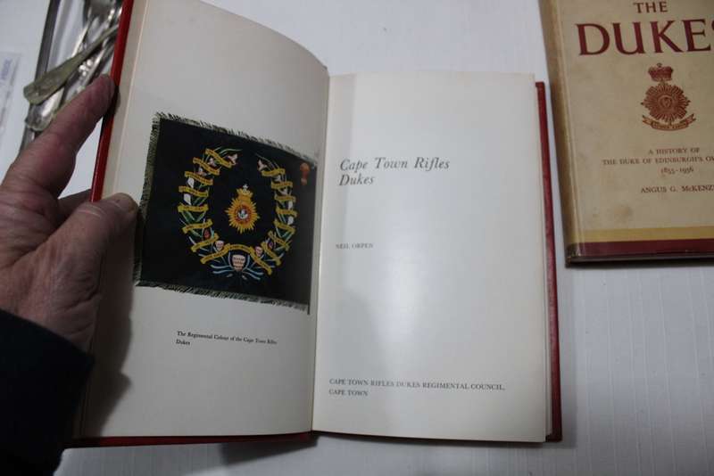 Cape Town Rifles (The Dukes) rare leather bound!....plus bonus book