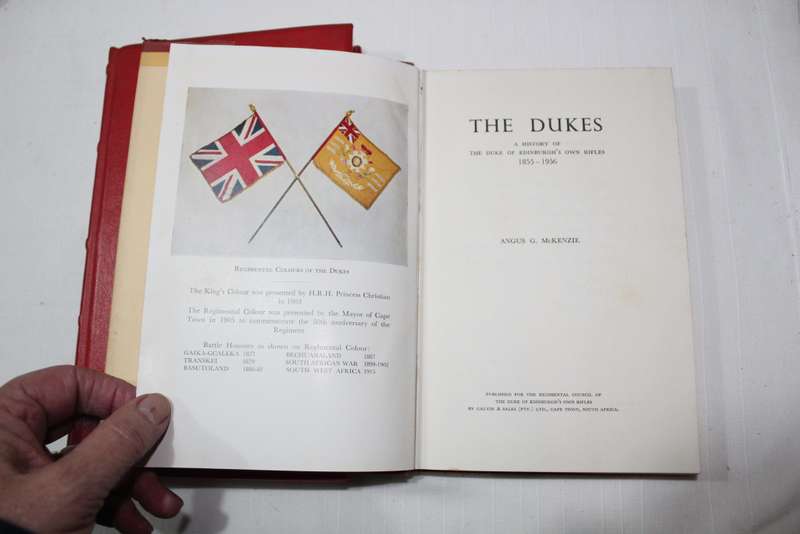 Cape Town Rifles (The Dukes) rare leather bound!....plus bonus book