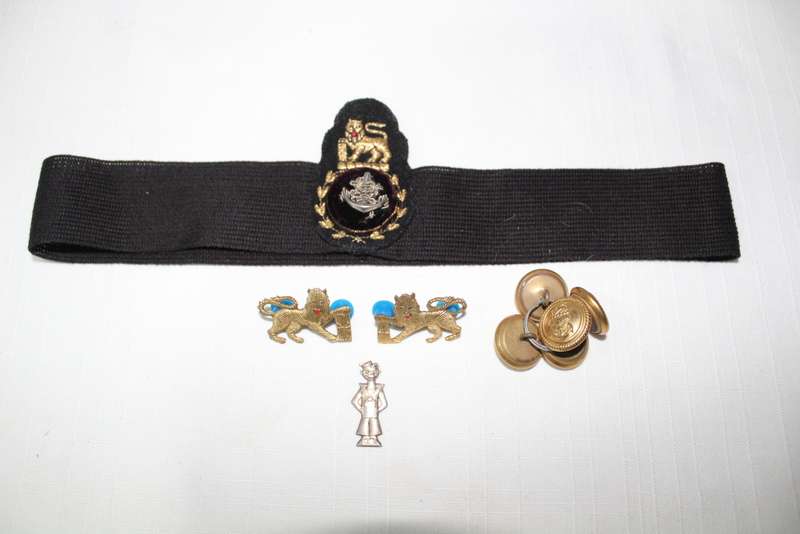 Navy badges and cap tally.....AND....a sailor Sam!
