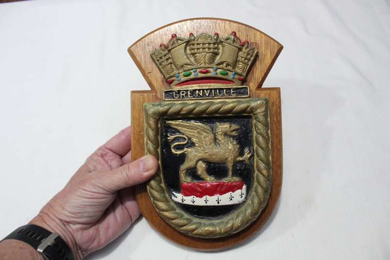 WW2 HMS Grenville Shield - nice!