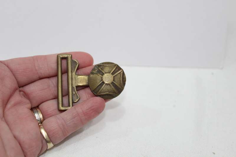 Victorian Brigade half buckle - solid brass