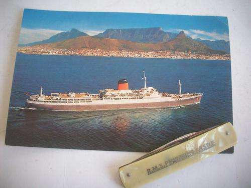 Pendennis Castle mother-of-pearl pocket knife - rare find!