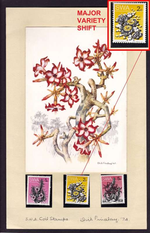 SWA: 1974 2 Def Coil Issues with Artwork signed by Dick Findlay and MAJOR SHIFT on 2c Duty!! Nice!!