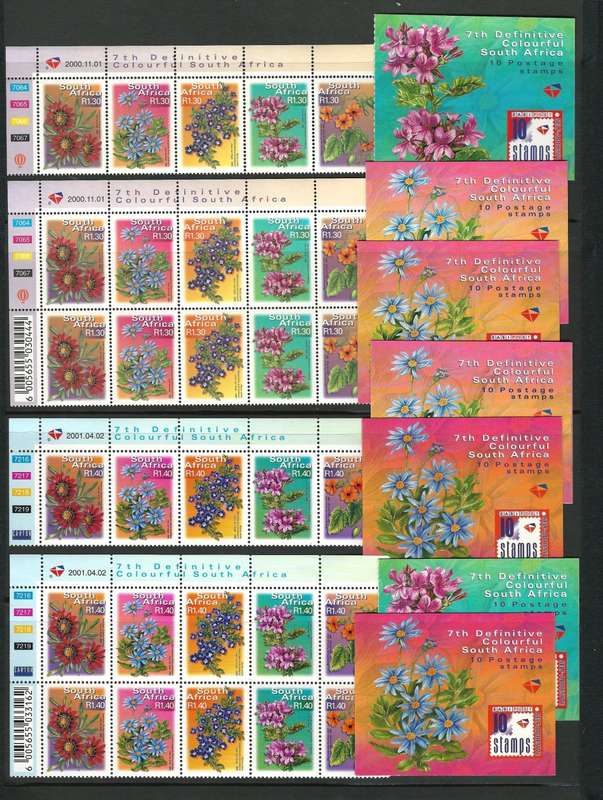 RSA: 7th Def Bundle 37xControl Blocks, 7xBooklets, 12xFDC's (4 Signed) Difficult Mint Accumulation
