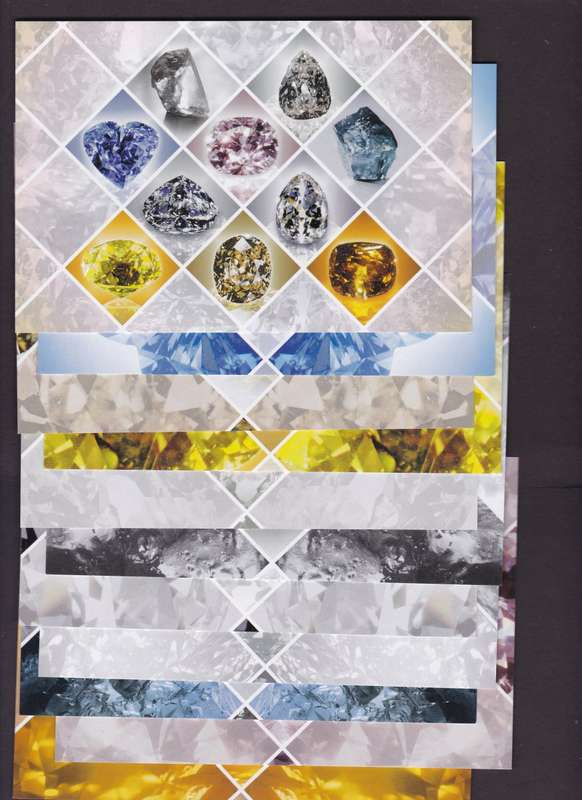 RSA: 2019 Famous Diamonds Bundle Sheetlet, Postcard Set + 2 x FDC's 8.119/20 (only 1000 printed!!)