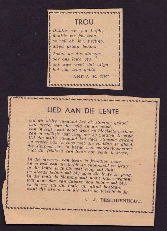 UNION: 1952 Van Riebeeck Fees, Cover incl. Newspaper Clippings from Brandwag & Letter - Awesome!!