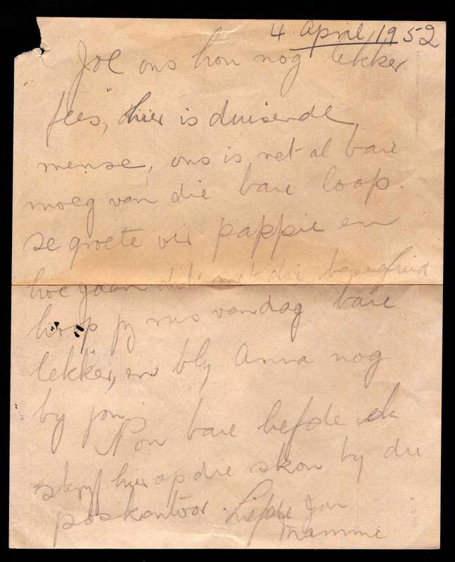 UNION: 1952 Van Riebeeck Fees, Cover incl. Newspaper Clippings from Brandwag & Letter - Awesome!!