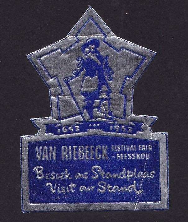 UNION: 1952 Van Riebeeck Fees, Cover incl. Newspaper Clippings from Brandwag & Letter - Awesome!!
