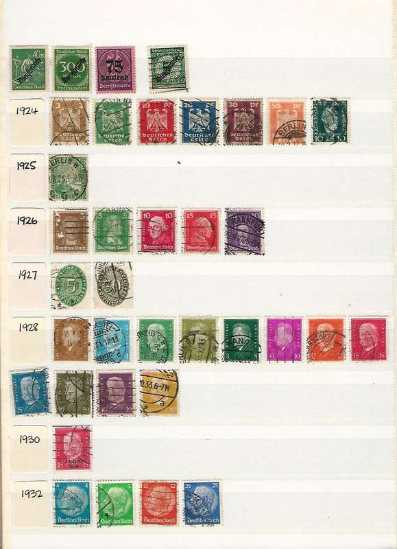 GERMANY: 1872 - 1994 LIGHTHOUSE ALBUM 16 Page (32 side) Mint & Used Full & Partial Sets. Great Cat!