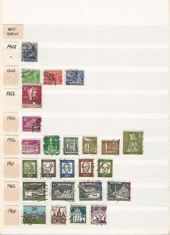 GERMANY: 1872 - 1994 LIGHTHOUSE ALBUM 16 Page (32 side) Mint & Used Full & Partial Sets. Great Cat!