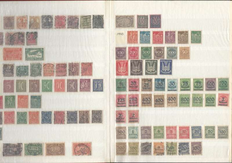 GERMANY: 1872 - 1994 LIGHTHOUSE ALBUM 16 Page (32 side) Mint & Used Full & Partial Sets. Great Cat!