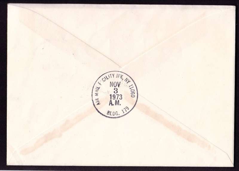 RSA: SAA No.2 1st Flight Cover to New York, Very Clean, Missing from Many SAA collections, High Cat