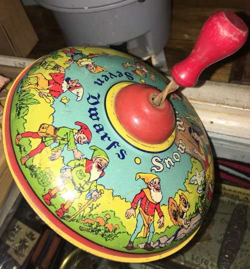 SPINNING TIN TOY - MADE IN USA