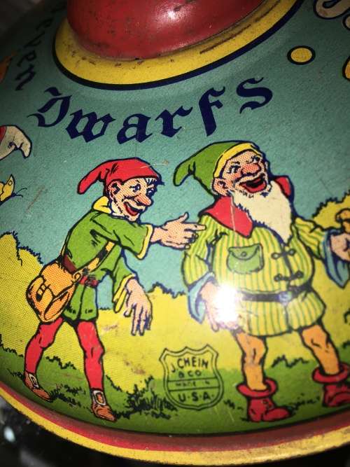 SPINNING TIN TOY - MADE IN USA