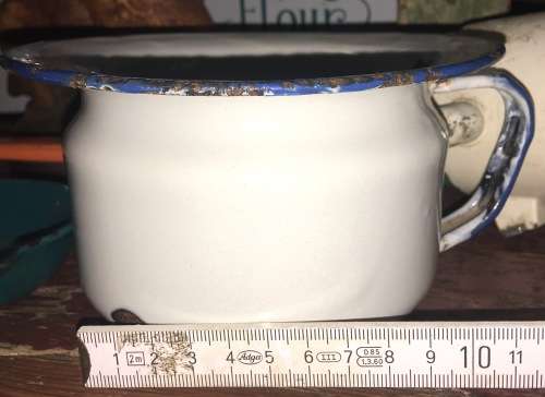 Small Enamel Pottie