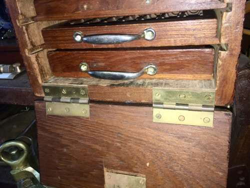 Vintage Wooden Change Drawer
