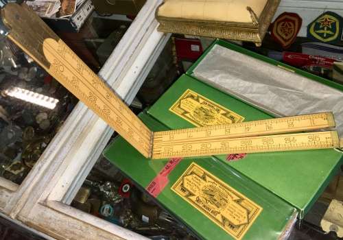 10 X  Boxwood Rules 4 Fold  New Old Stock,  (Never BeenUsed) R200 each