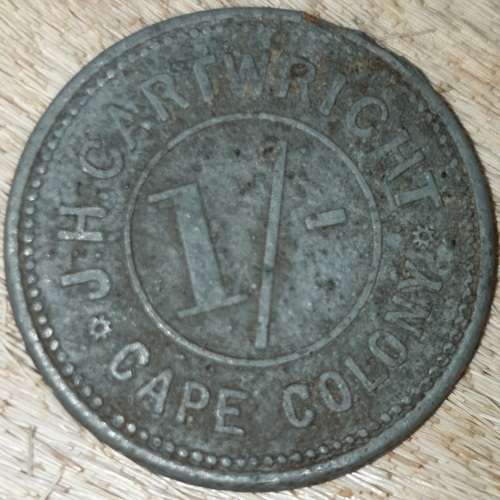 RARE J.H. CARTWRIGHT TOKEN - CAPE COLONY