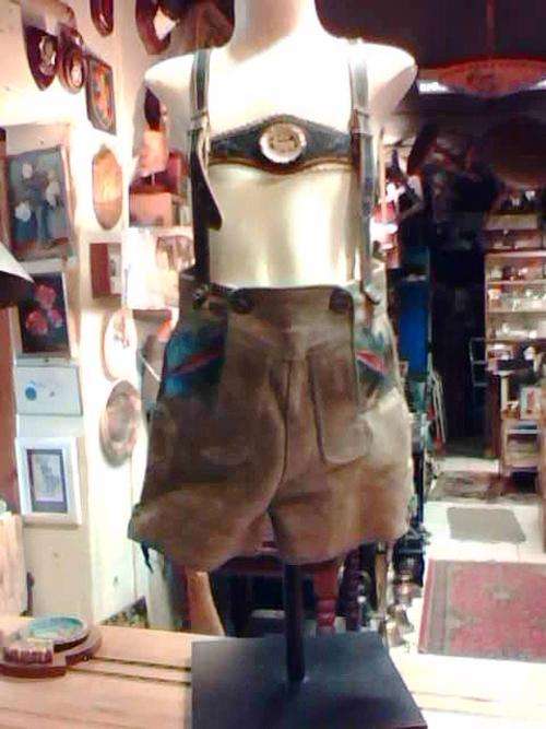 AUTHENTIC German Oktoberfest Lederhosen chestnut brown WAS R 500.00 NOW ONLY R 450.00