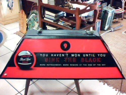 BLACK LABEL SNOOKER/POOL TABLE LIGHT