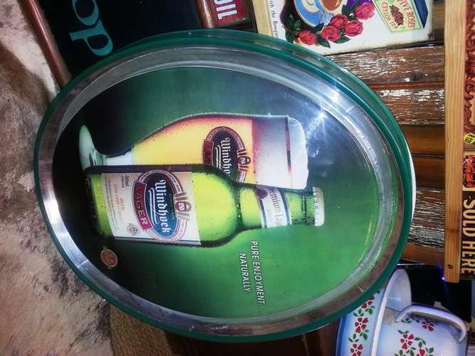 WINDHOEK LAGER BAR LIGHT - MEASURES APPROX 82 CM X 64 CM