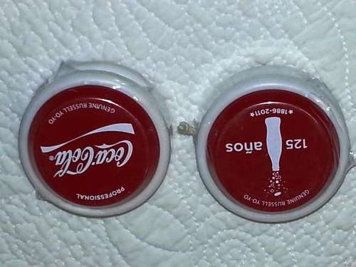 2 X Coca Cola YOYO'S 2011 125 YEARS BIRTHDAY RUSSELL COKE SELLING FOR R350 EACH