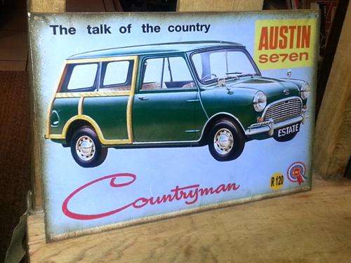 REPRO METAL ADVERTISING/BAR/MANCAVE SIGN