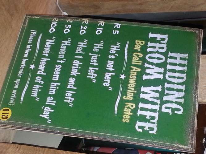 REPRO METAL ADVERTISING/BAR/MANCAVE SIGN