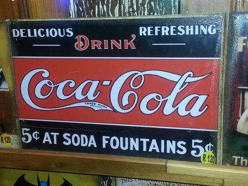REPRO METAL ADVERTISING/BAR/MANCAVE SIGN