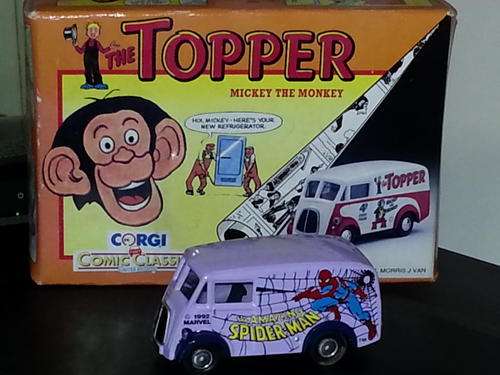 Spiderman Corgi Morris Van - mint condition