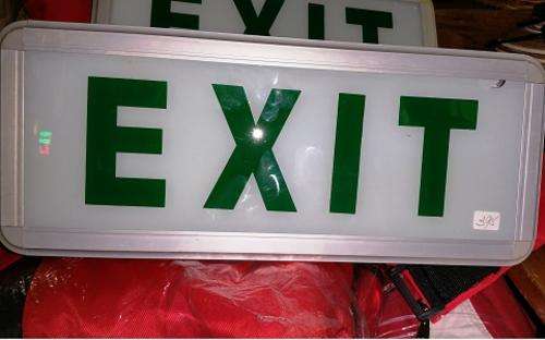 Exit Light Box 37 cm x 15.5 cm x 5.5 cm