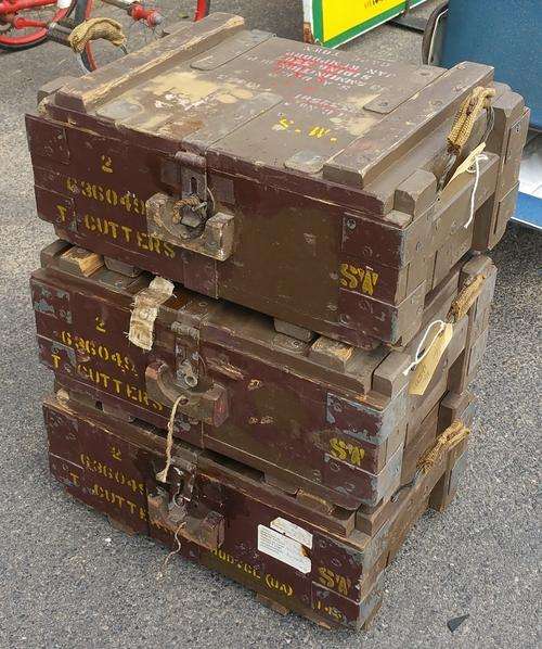 3 x Wooden Ammo Boxes R450.00 ea