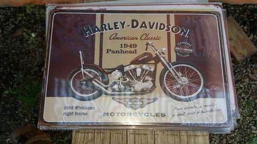 Repro vintage look metal sign