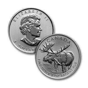 1oz Silver Canadian Moose 2012