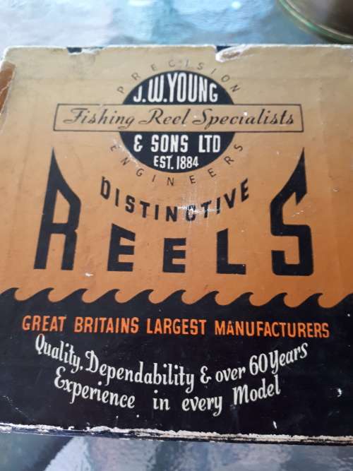 JW Young Fly Reel in Box