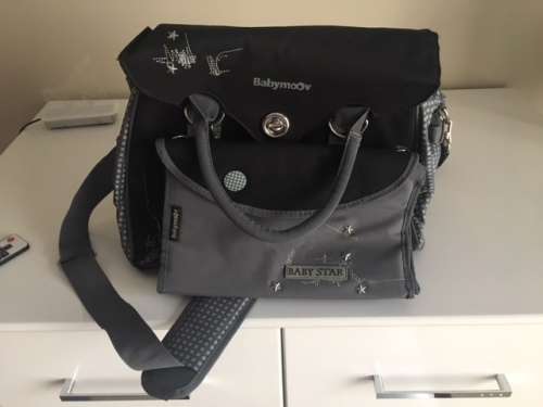 BabyMoov Grey and Black Nappy Bag**No Reserve**