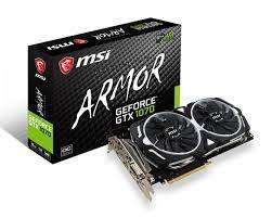 MSI GEFORCE GTX 1070 ARMOR 8G OC