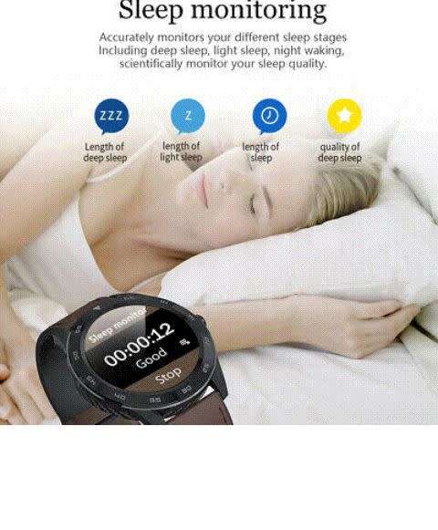 LEMFO DT98 Men Smart Watch ECG Heart Rate Blood Oxygen Pressure For Android iOS