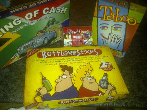 Board Games and Trivia Cards