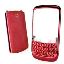 Blackberry Curve 8520 Housing Chrome Red