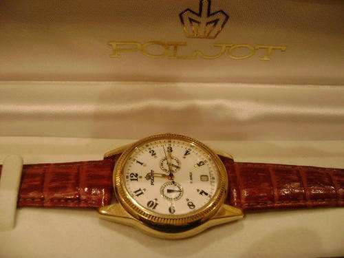 POLJOT RARE CALENDAR MENS WATCH