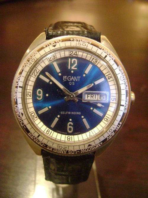 Le GANT - RARE WORLD TIME MENS AUTOMATIC WATCH