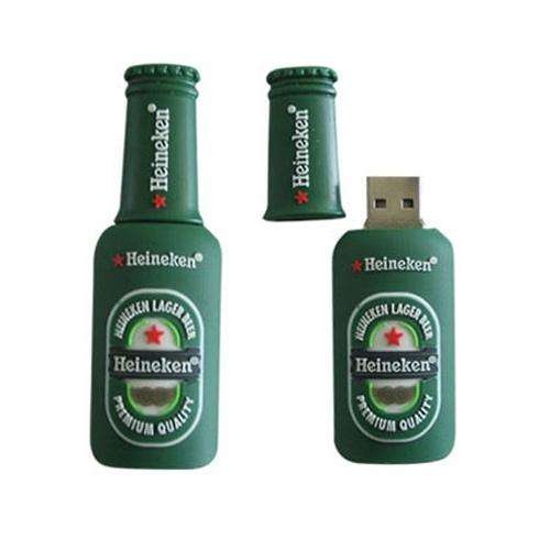 2GB Beer Bottle Designed USB 2.0 Flash Pen Drive Memory Stick