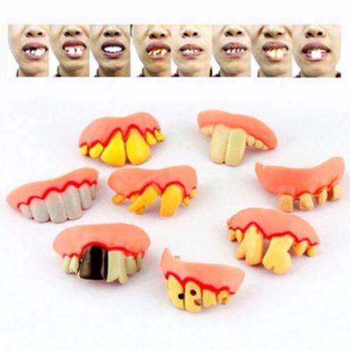 Halloween Prank Funny Various Modelling Bucktooth Dentures
