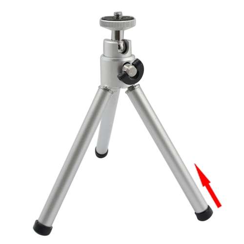 Universal Mini Tripod Stand for Digital Camera Silver