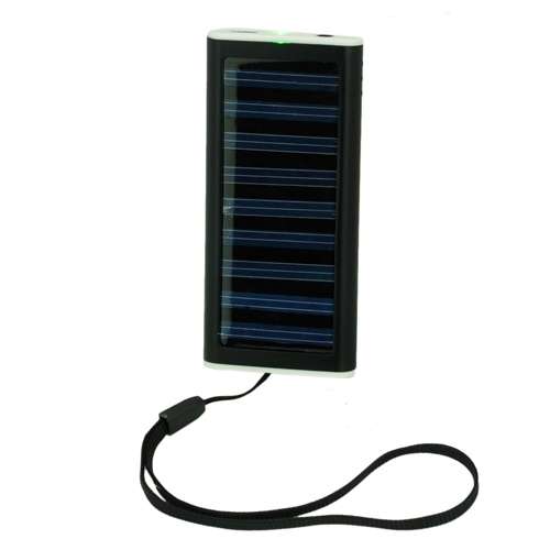 Black Poly-SI Silver White Solar Charger Power For Phone PDA MP3 MP4